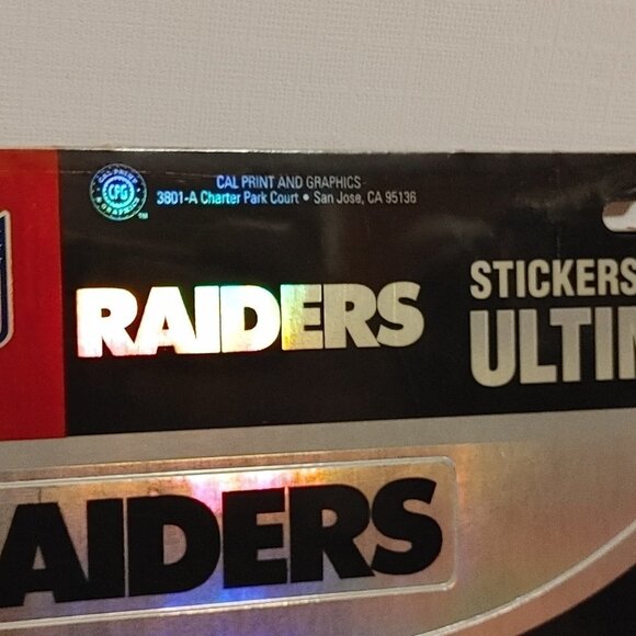 HUGE OAKLAND RAIDERS Ultimate Fan Pack Stickers 2001 BNIP - Picture 4 of 6